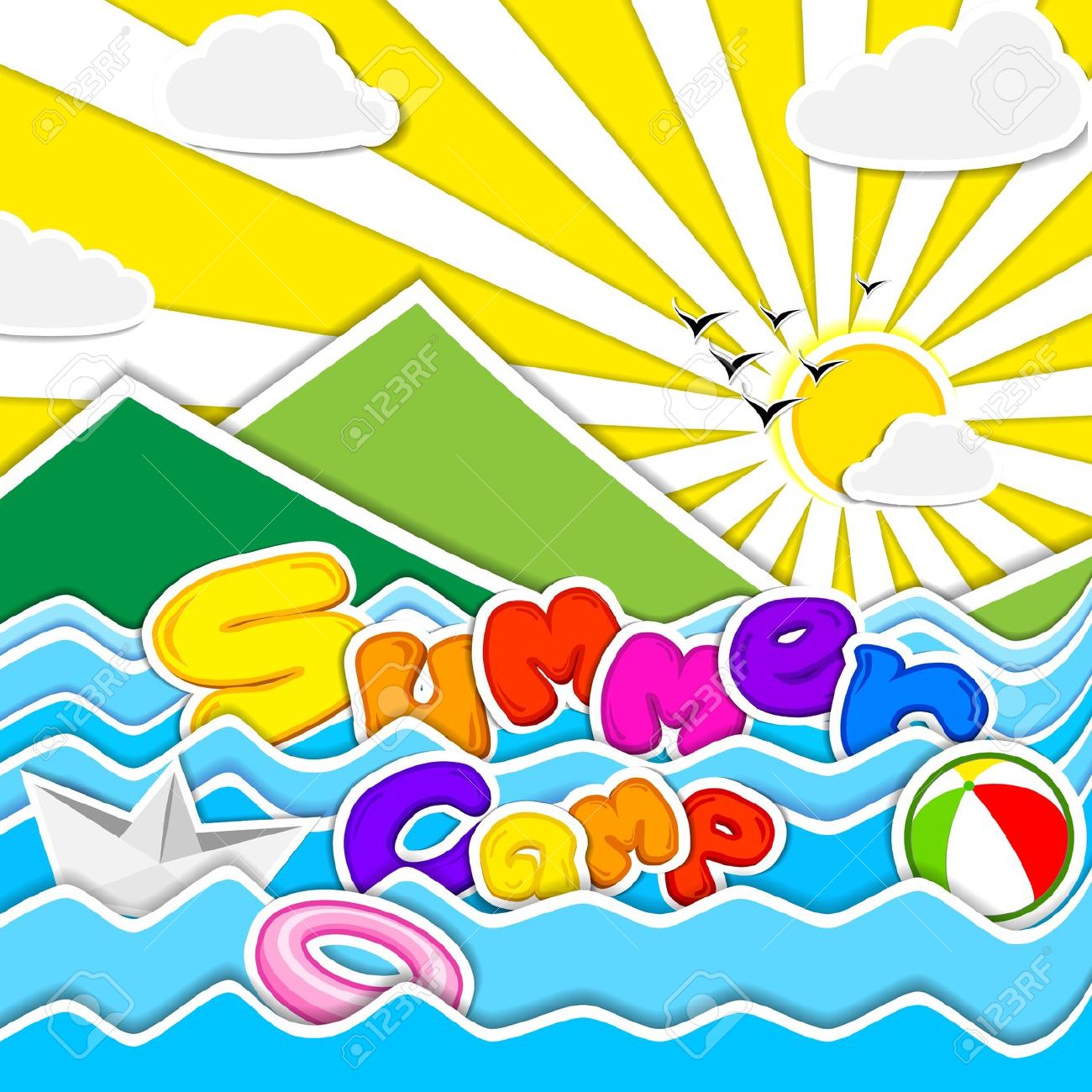 summer camp logo